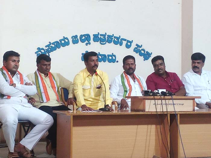 ಶಾಸಕ ಜಿ.ಟಿ.ದೇವೇಗೌಡ ಬಹಿರಂಗ ಕ್ಷಮೆಯಾಚಿಸಲು ಕೆಪಿಸಿಸಿ ಕಾರ್ಯದರ್ಶಿ ನಾರಾಯಣಸ್ವಾಮಿ ಆಗ್ರಹ